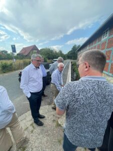 CDU – Kreistagsfraktion informiert sich vor Ort über Starkregenvorsorge und Hochwasserschutz in Lyhren /Apelern